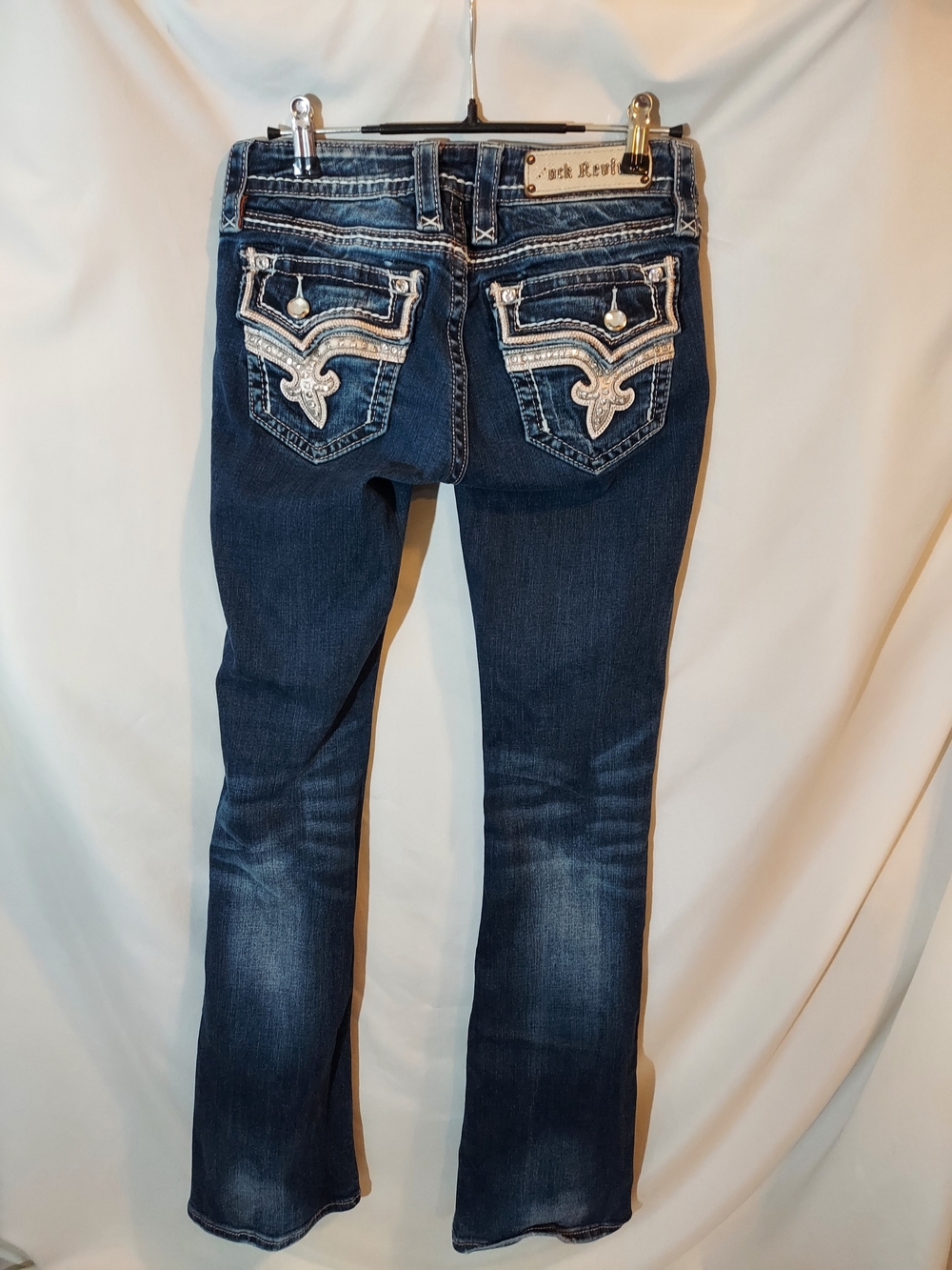 Rock Revival Kai Bootcut Stretch Jeans E8322B60L Size 27 - Picture 2 of 12